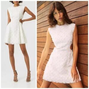 Aje White Mini Dress